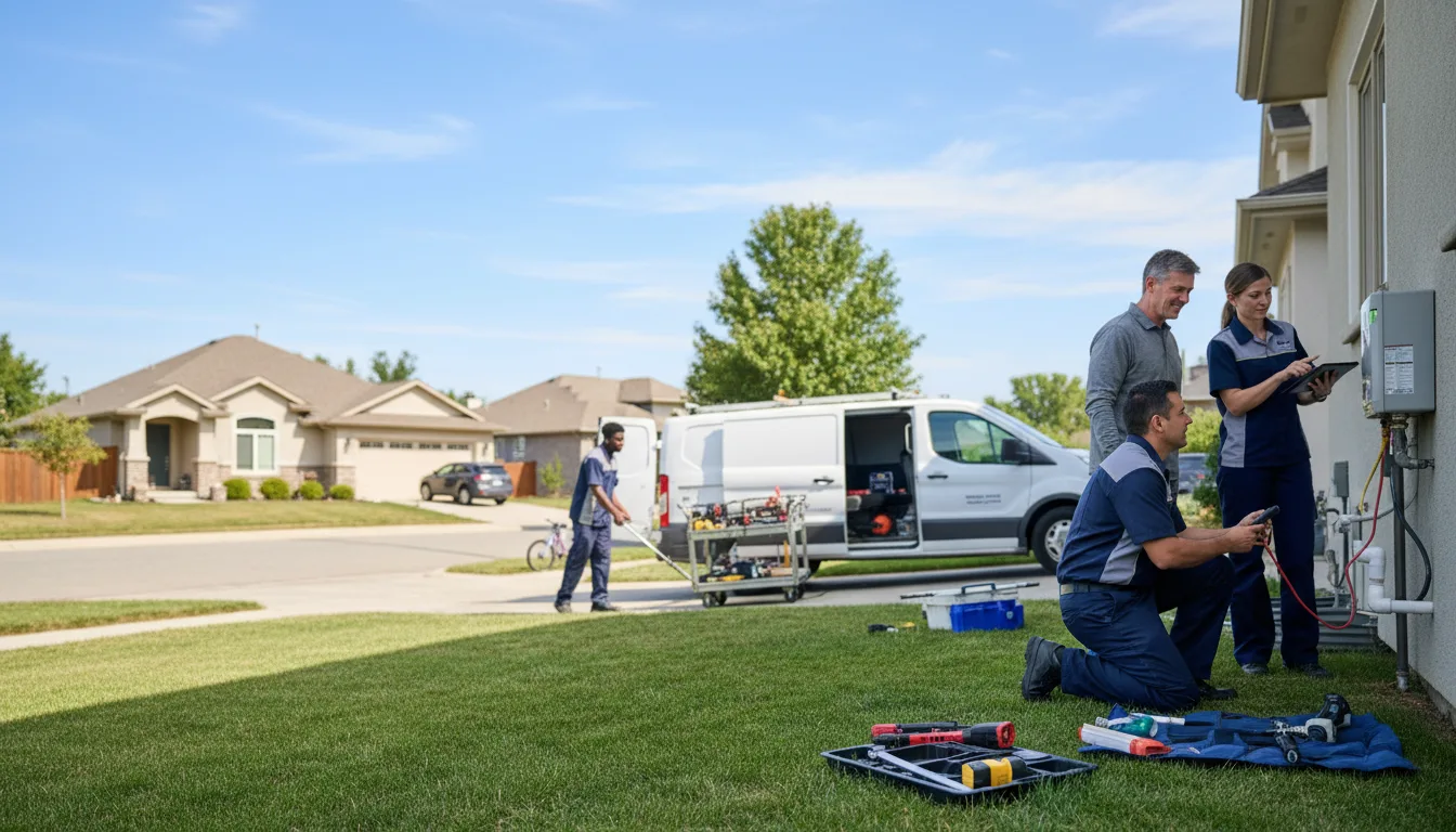 Tankless water heater service in Juda, WI